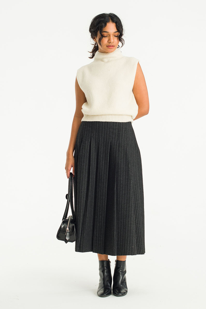 Mio Turtle Neck Vest, Cream