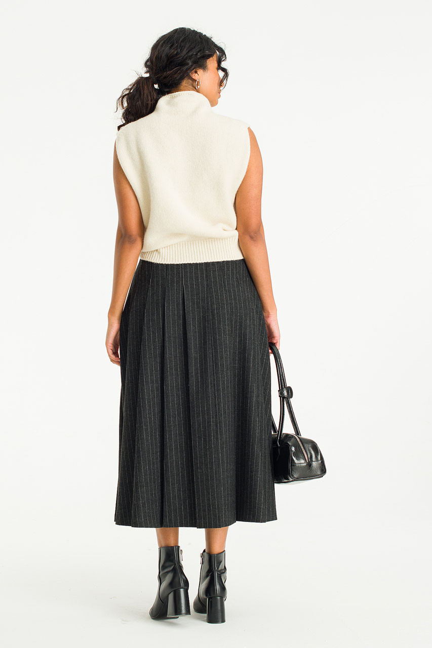 Mio Turtle Neck Vest, Cream