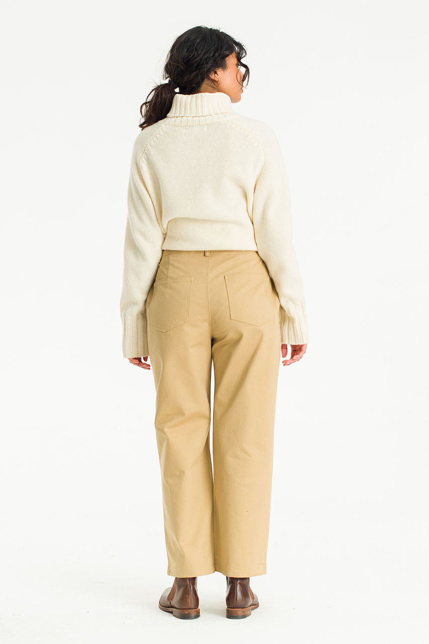 Vijo Button Chino, Beige