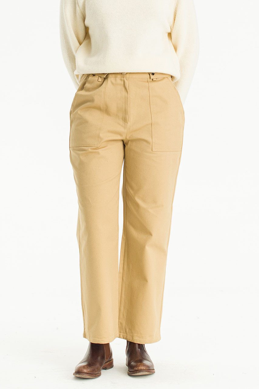 Vijo Button Chino, Beige