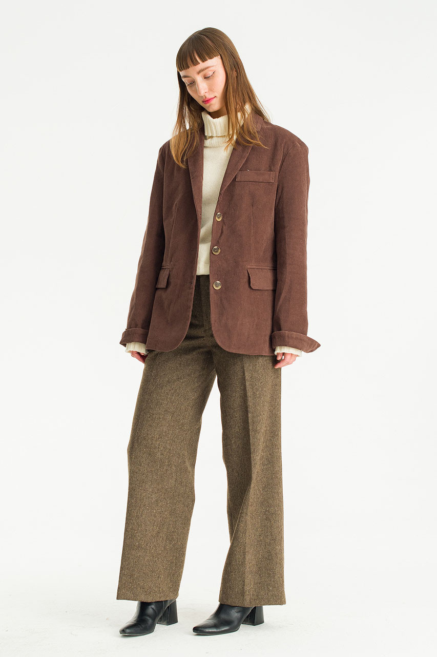 Jenya Cord Jacket, Brown