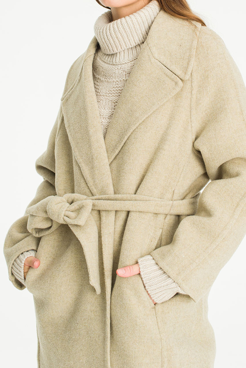 Mia Seamless Coat, Mint