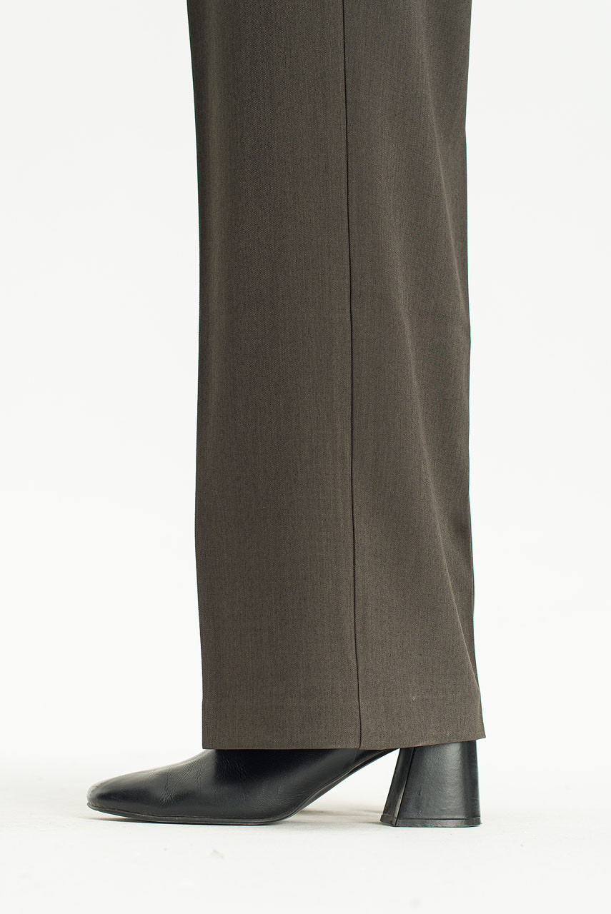 Yui Tuck Slacks, Charcoal