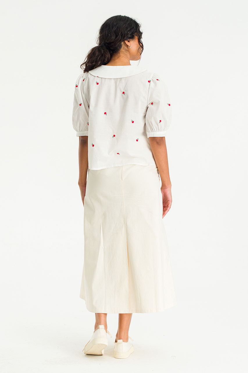 Gia Slit A Line Skirt, Cream Gia Slit A Line Skirt, Cream