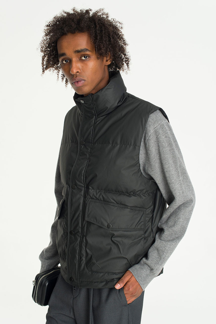 L'Appartement【GERRY/ジェリー】DOWN VEST ブラック GERRY｜ジェリーのダウンベスト通販 - ZOZOTOWN