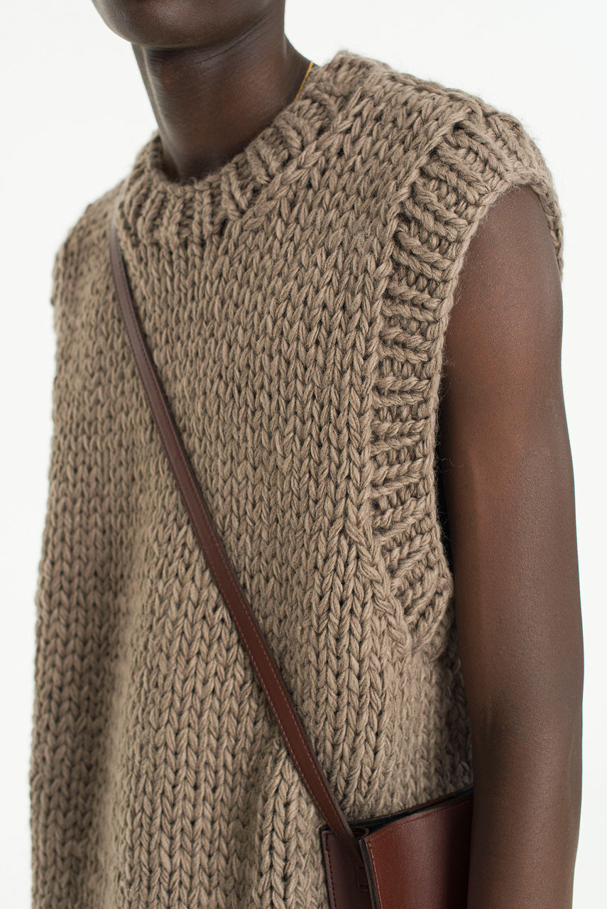 Menswear | Handmade Vest, Brown