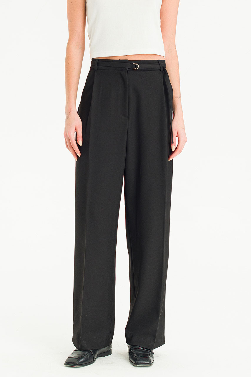 【PORTERNA】Mei pintuck trouser Mei Pintuck Trousers, Black