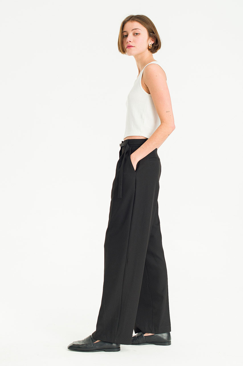 【PORTERNA】Mei pintuck trouser Mei Pintuck Trousers, Black