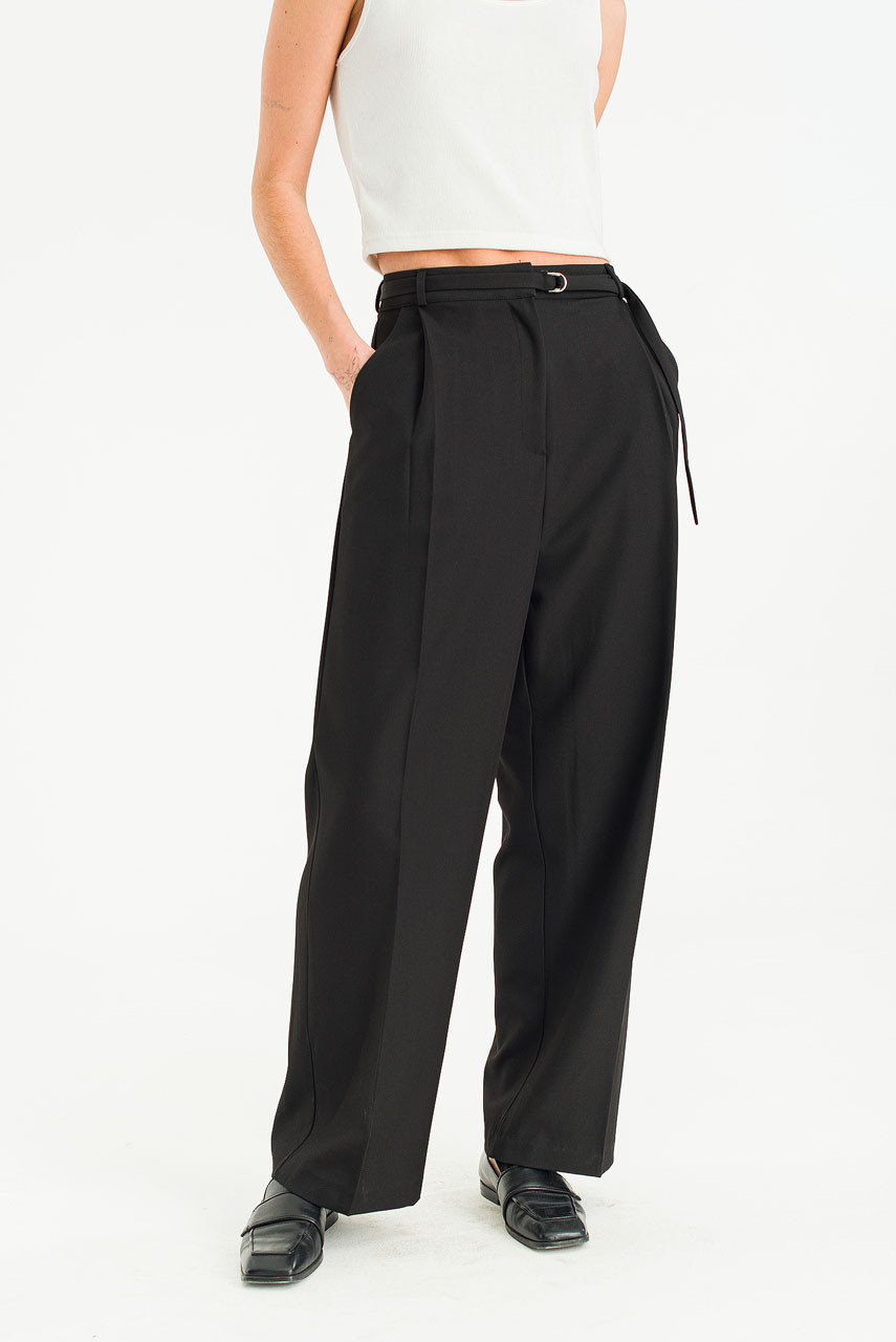 【PORTERNA】Mei pintuck trouser Mei Pintuck Trousers, Black