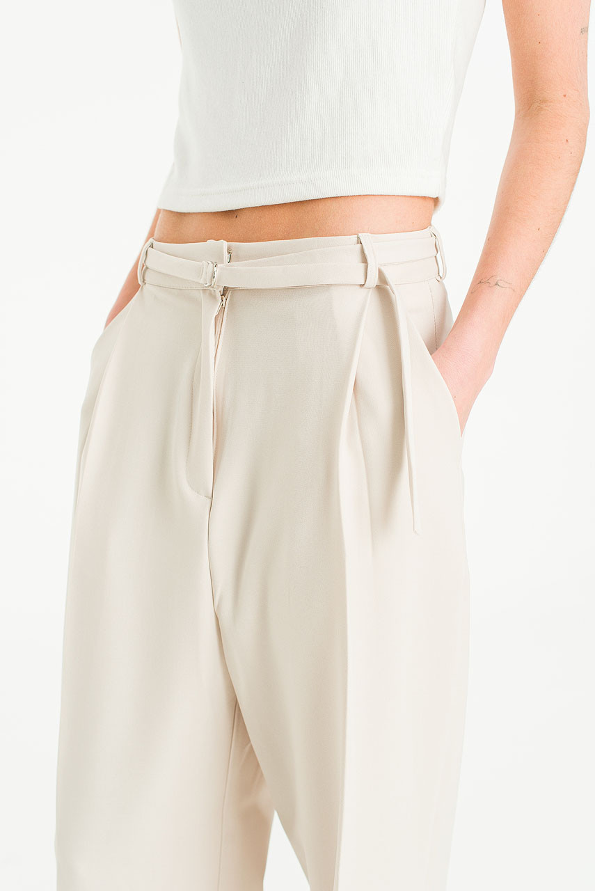 Mei Pintuck Trousers, Cream