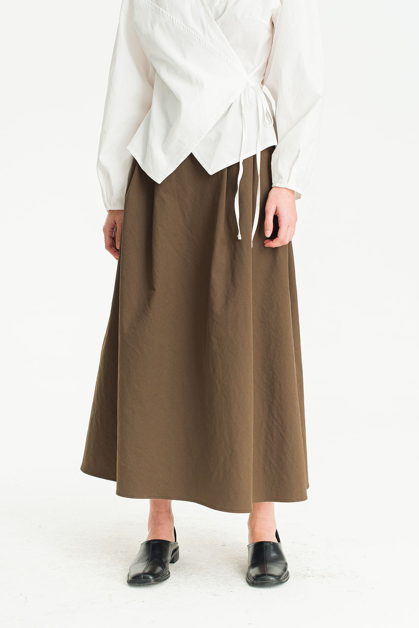 Margaux Flare Skirt, Brown