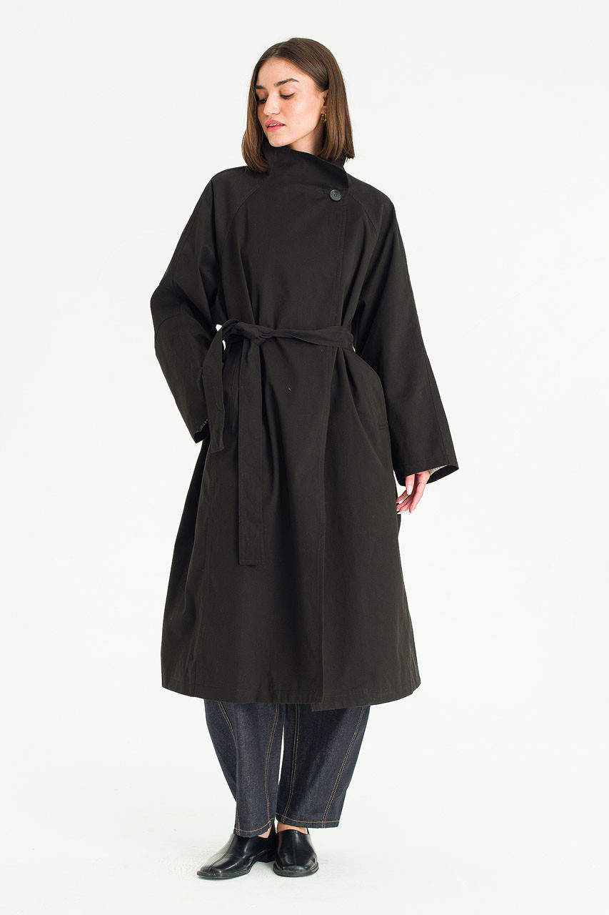 かなかな【selva secreta】BENCH COAT(black)