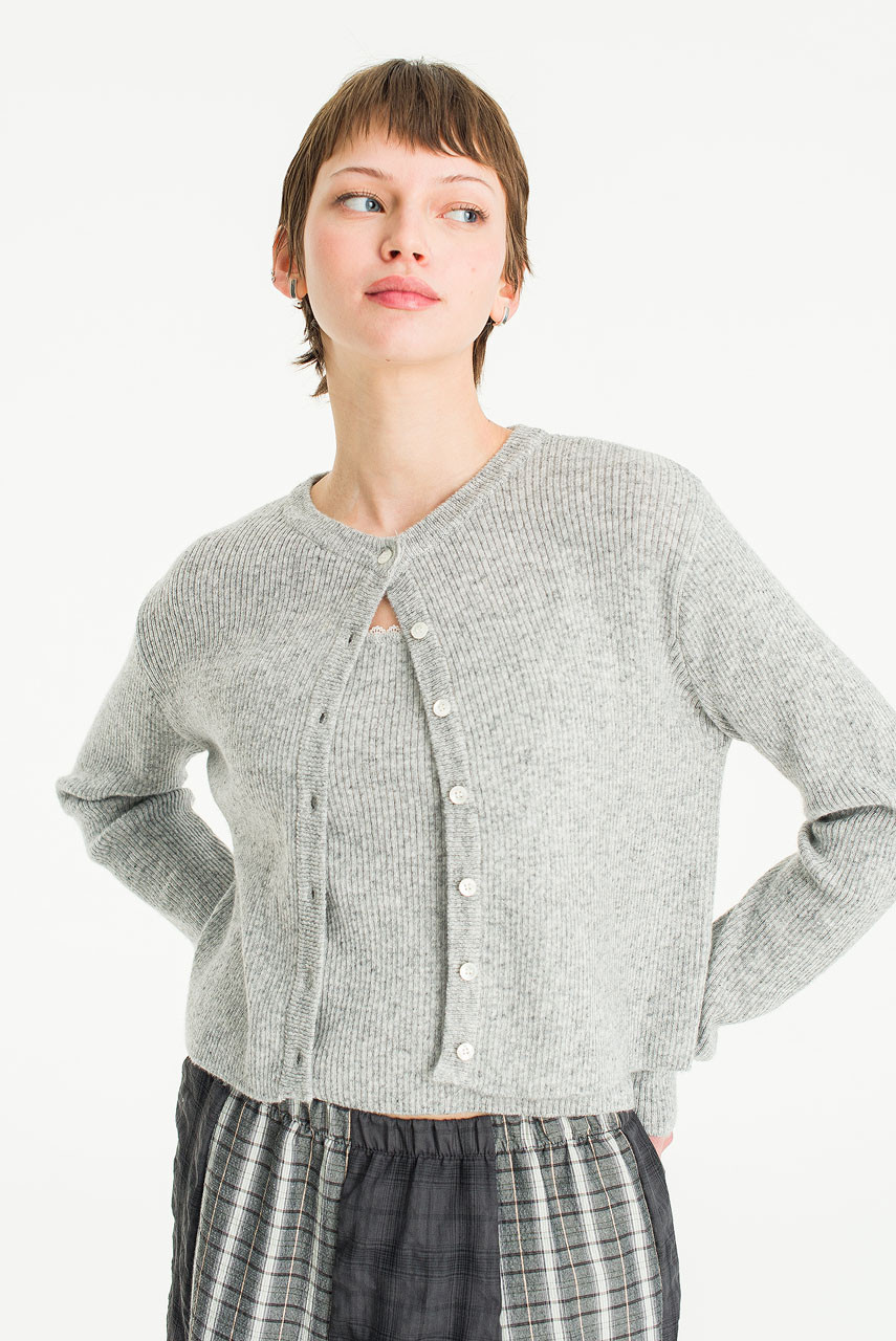 極美品 2024SS ナゴンスタンス knit college cardigan 極美品 2024SS ナゴンスタンス knit college cardigan