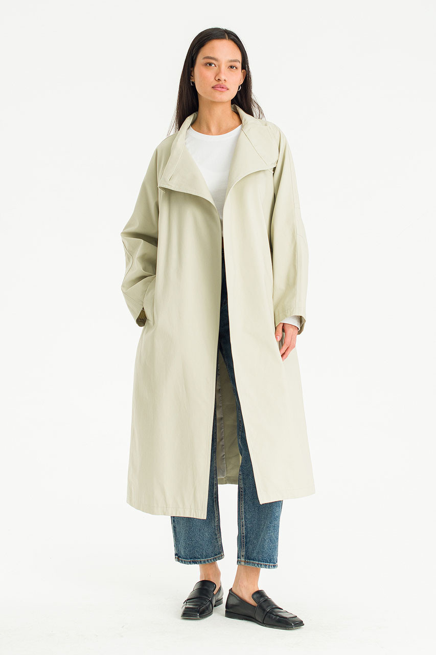 Celeste Tench Coat, Beige
