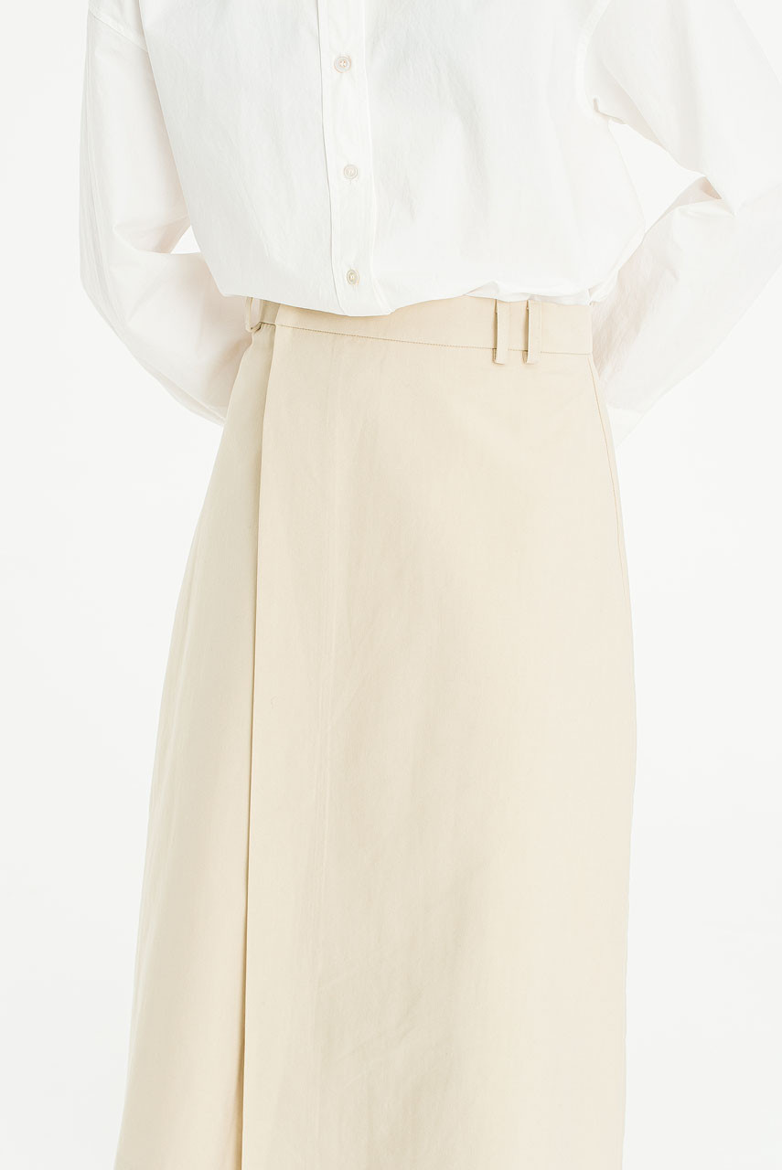 【新品】Bluelea Wrap culotte skirt 36 beige 新品】Bluelea Wrap culotte skirt 36 beige Blue/Multi Wheat