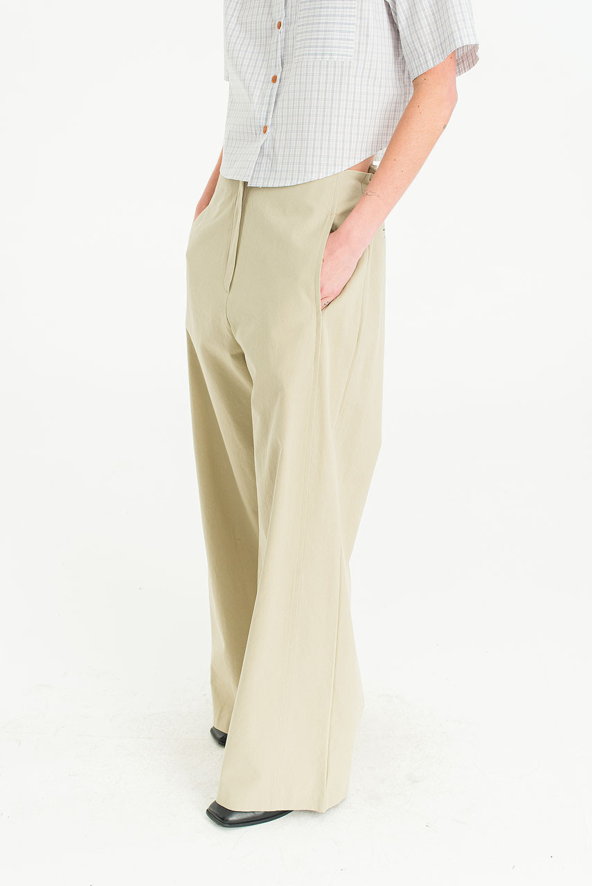 Melie Cotton Chino, Beige