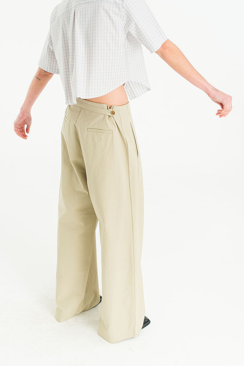 Melie Cotton Chino, Beige