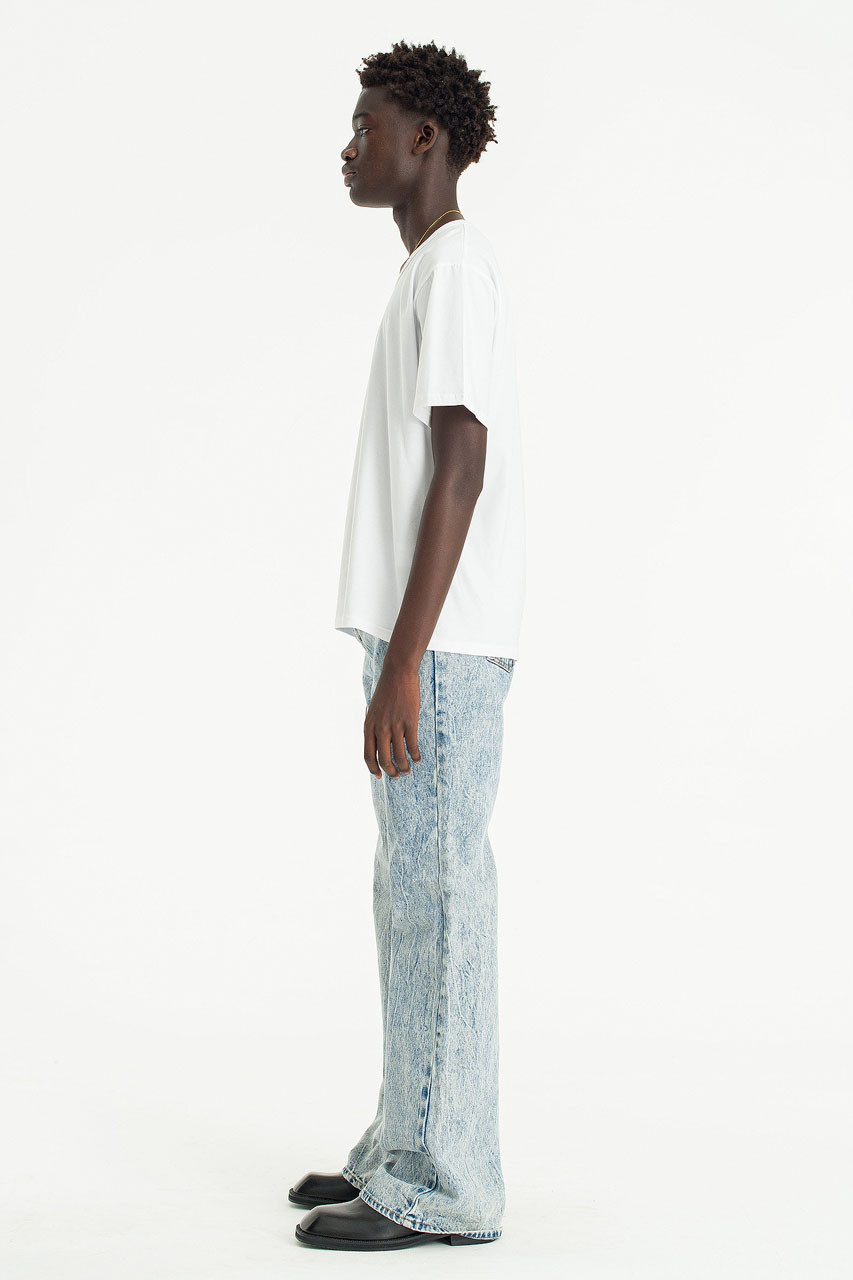Menswear | Soft Scoop-Neck Tee, White