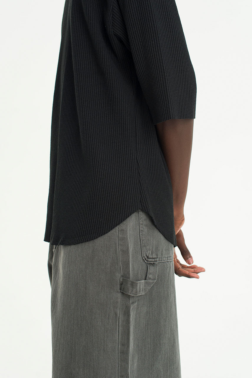 Rich I　FADE RAGLAN SLEEVESWEAT ウォッシュブラック Rich I FADE RAGLAN SLEEVESWEAT ウォッシュブラック