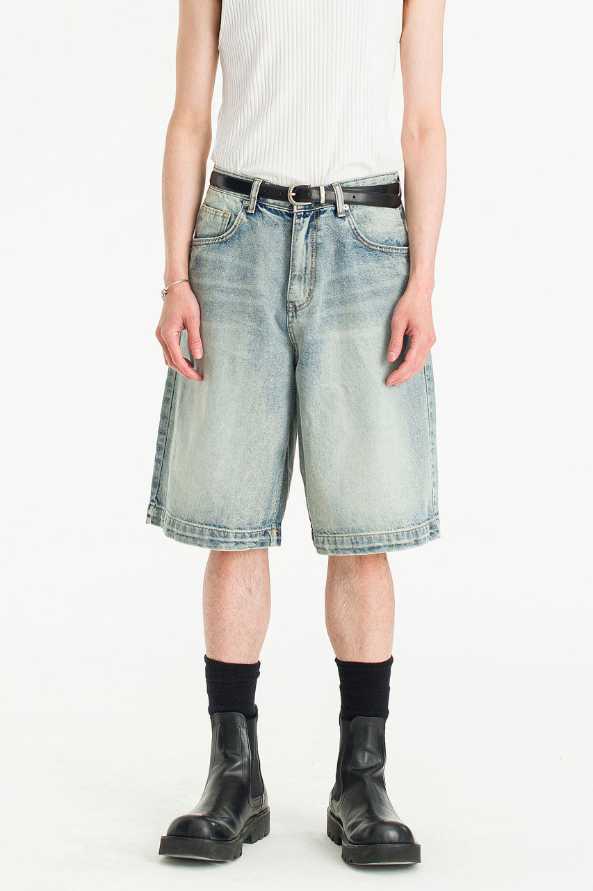 Menswear | Bermuda Jean Shorts, Blue