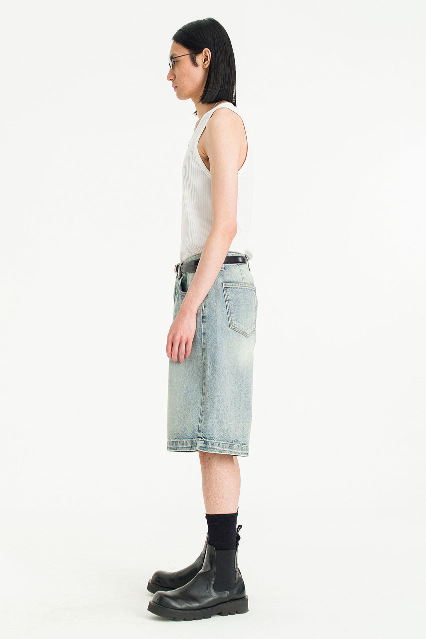Menswear | Bermuda Jean Shorts, Blue