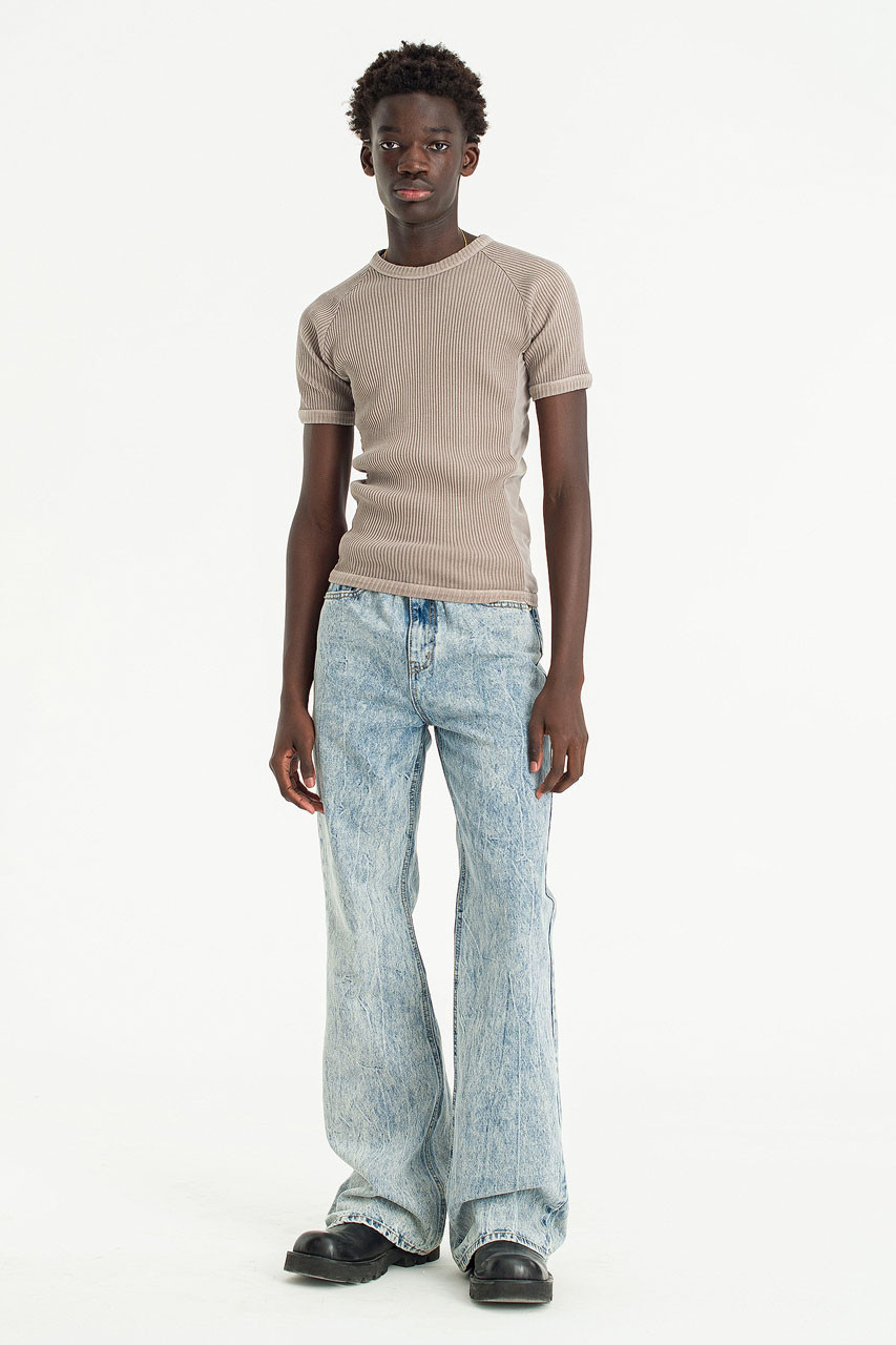 Menswear | Bootcut Acid Jeans, Light Blue