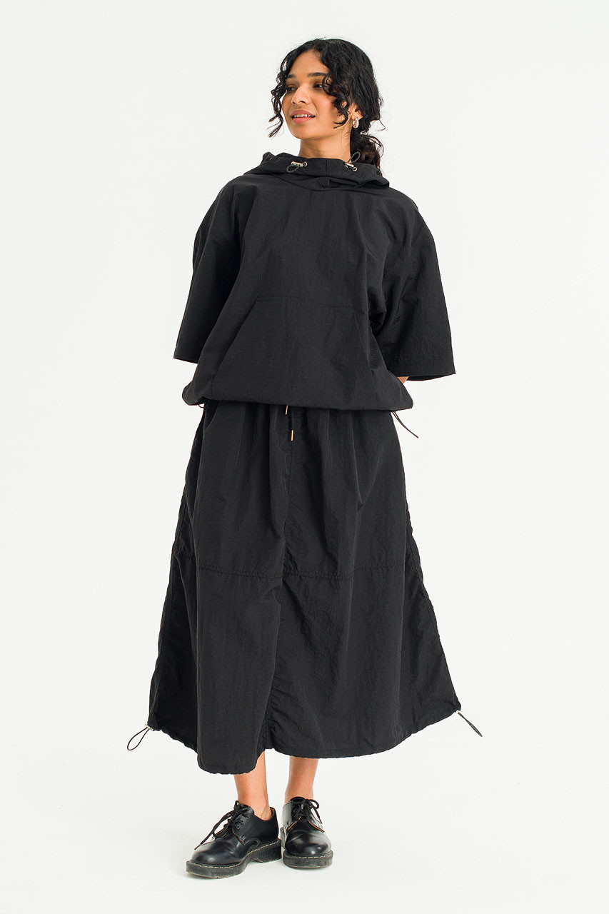 Tomori Ballon Skirt, Black