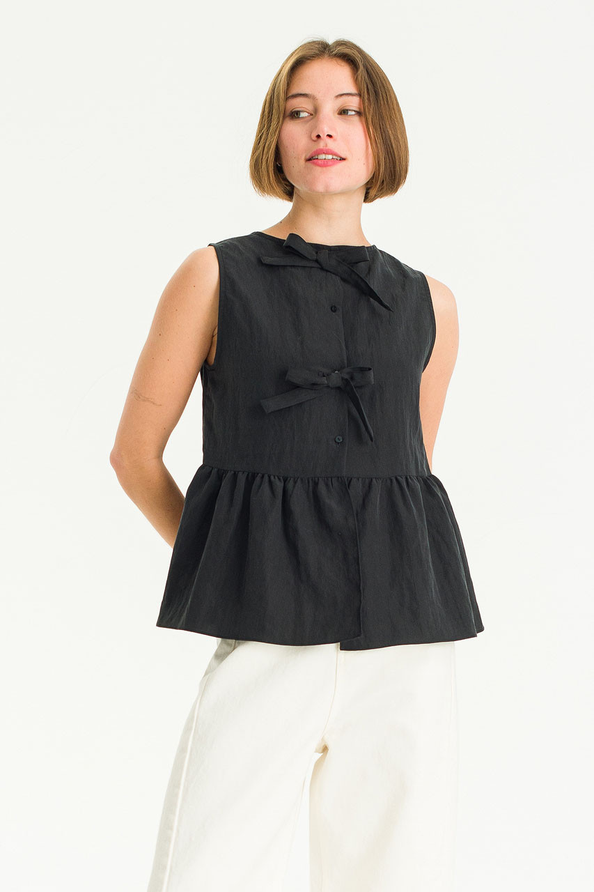 【最終値下げ】　andequal ribbon sleeve tops ribbon sleeve tops – andequal