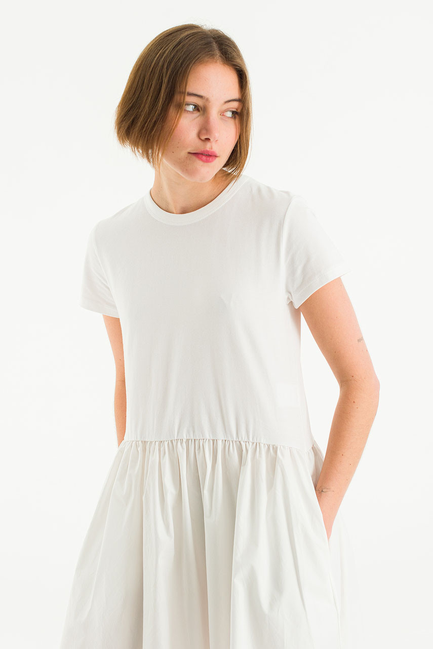 Kiko Cotton Dress, Ivory
