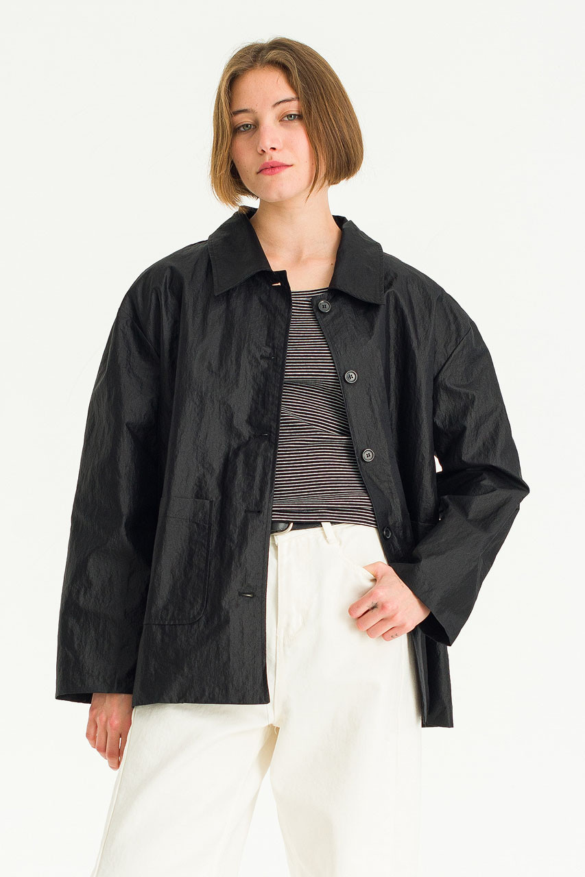 Marais Coated Jacket, Black