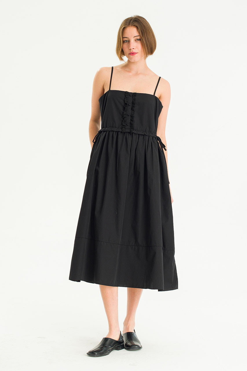 Flora Cami Dress, Black