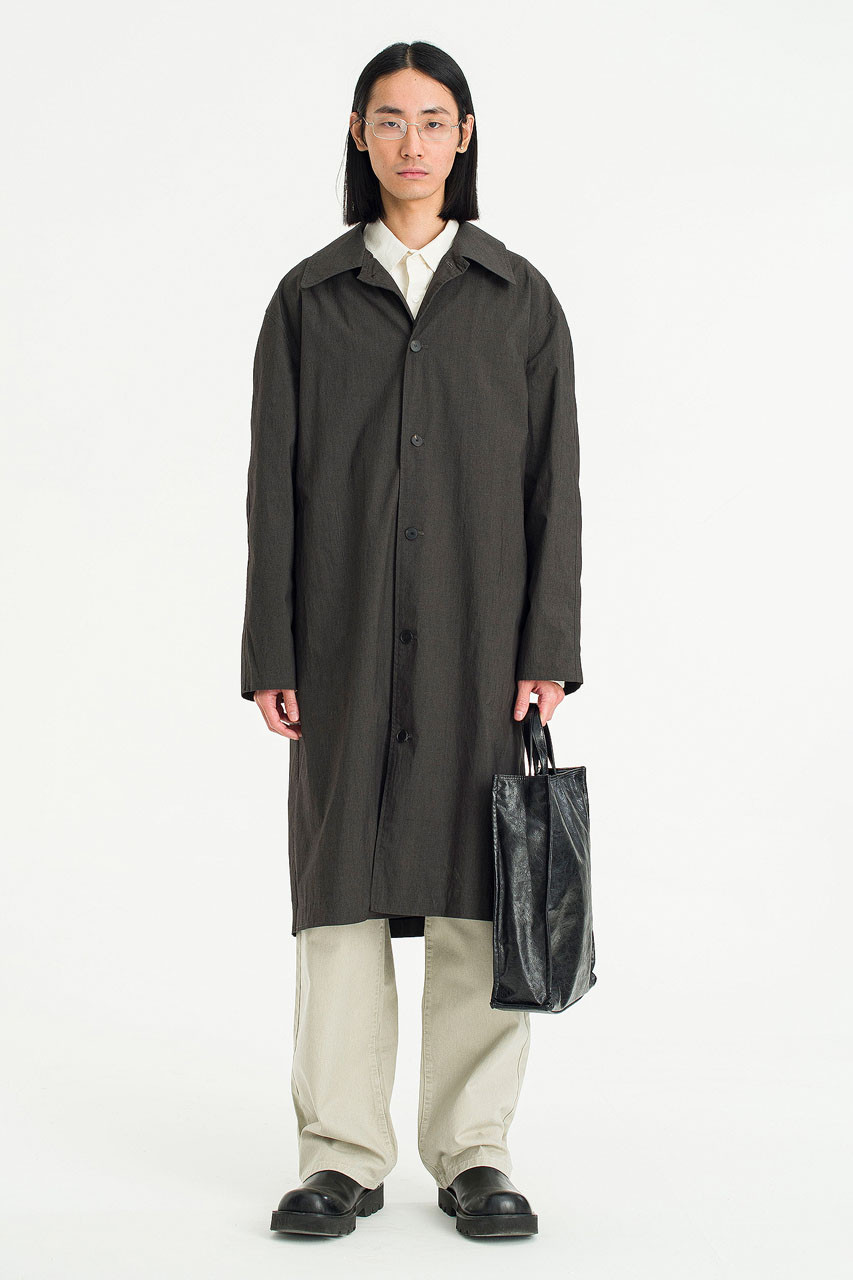 Menswear | Lightweight Trench Coat, Charcoal