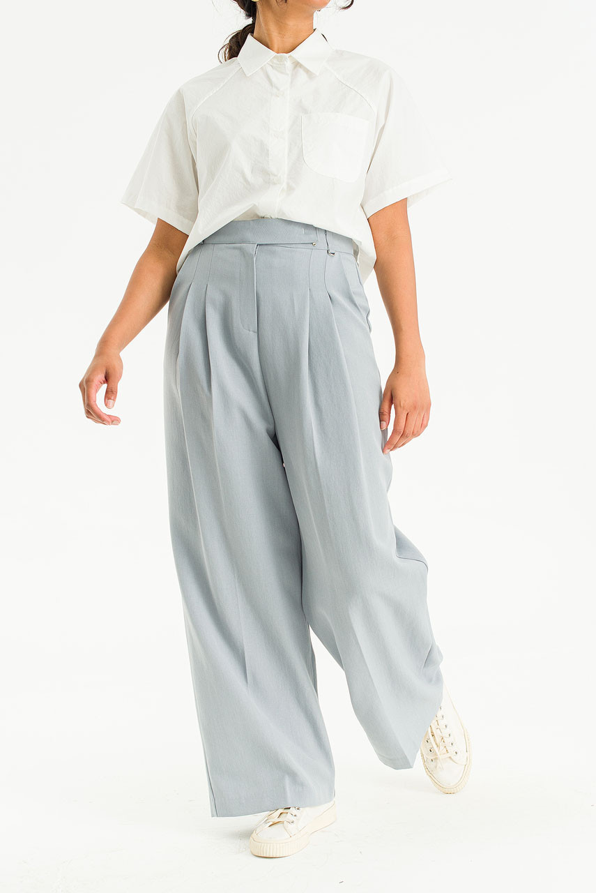 【2plan】Waving pleated pants Rassvet Flourish Double Knee Pants x Julian Klincewicz