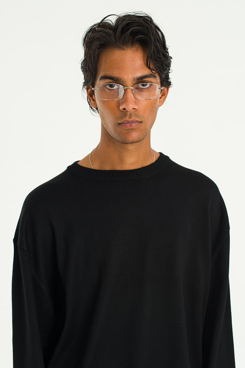 gadid anoniem RORY BLACK トップス 長袖 黒 SANDYDRESS_BLACK_BACK_x2400.