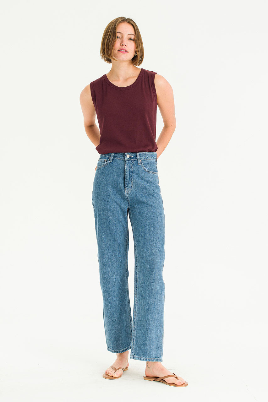 Lazy Noon Jean, Mid Blue