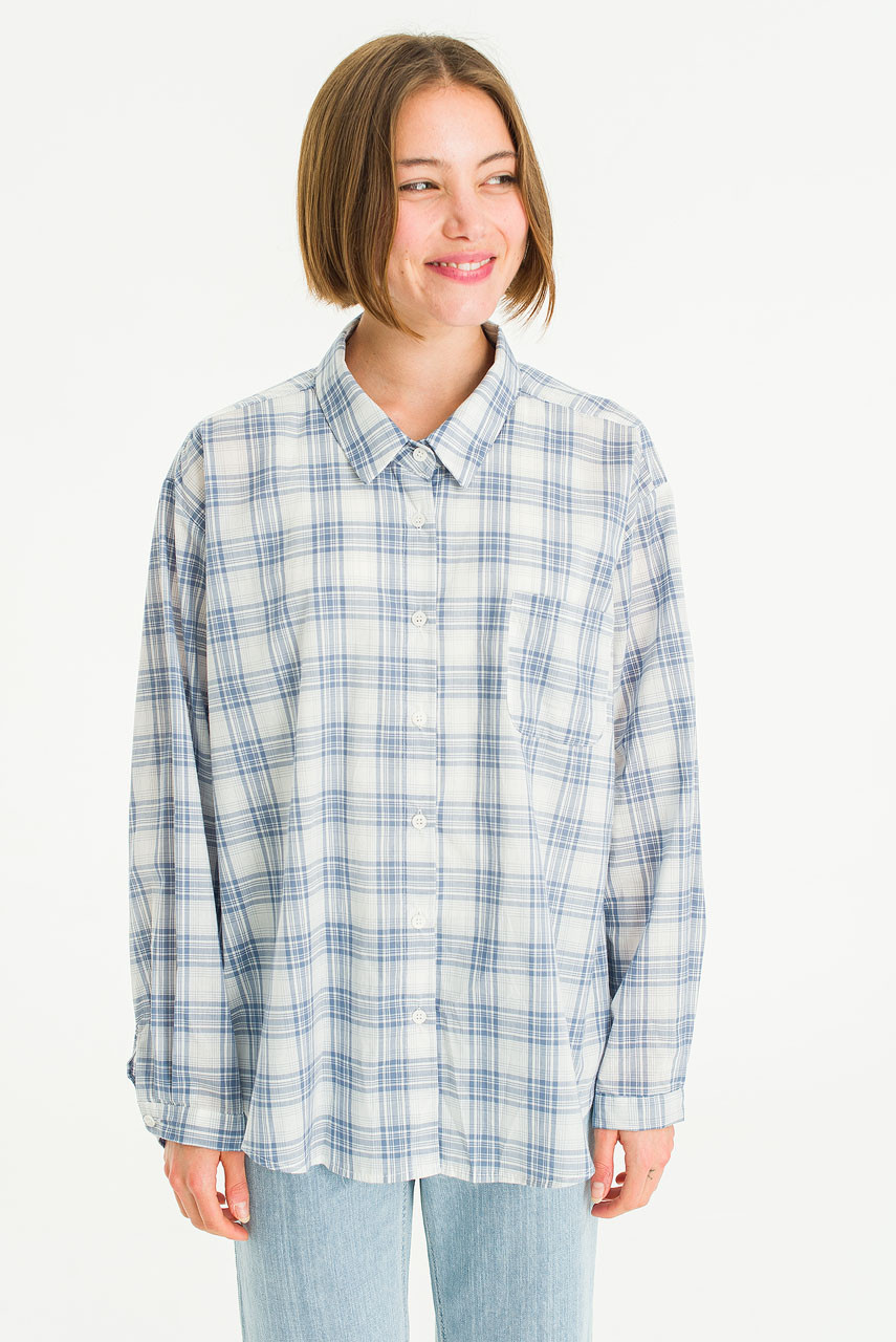Sunday Plaid Shirt, Blue