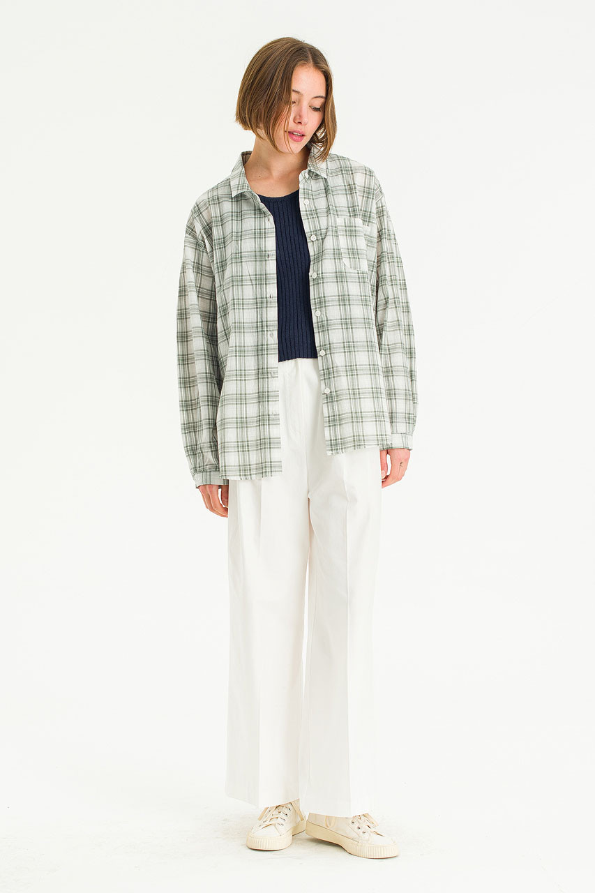 Sunday Plaid Shirt, Green