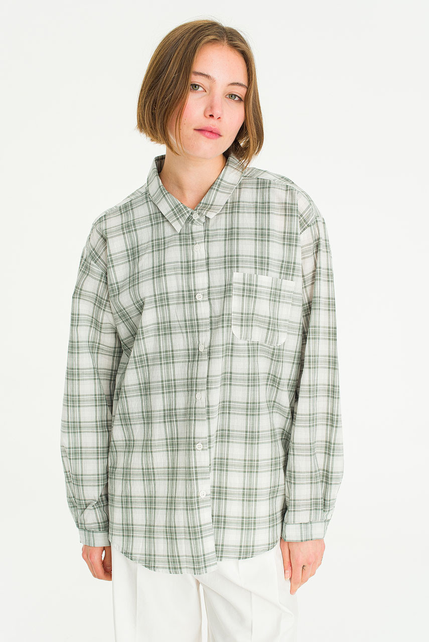 Sunday Plaid Shirt, Green