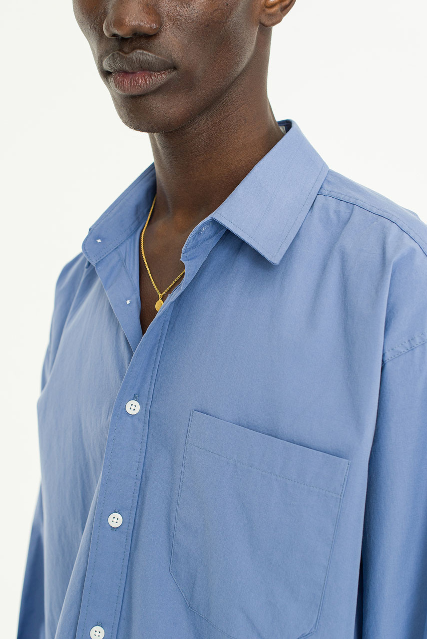Menswear | Washed Cotton Shirt, Sora