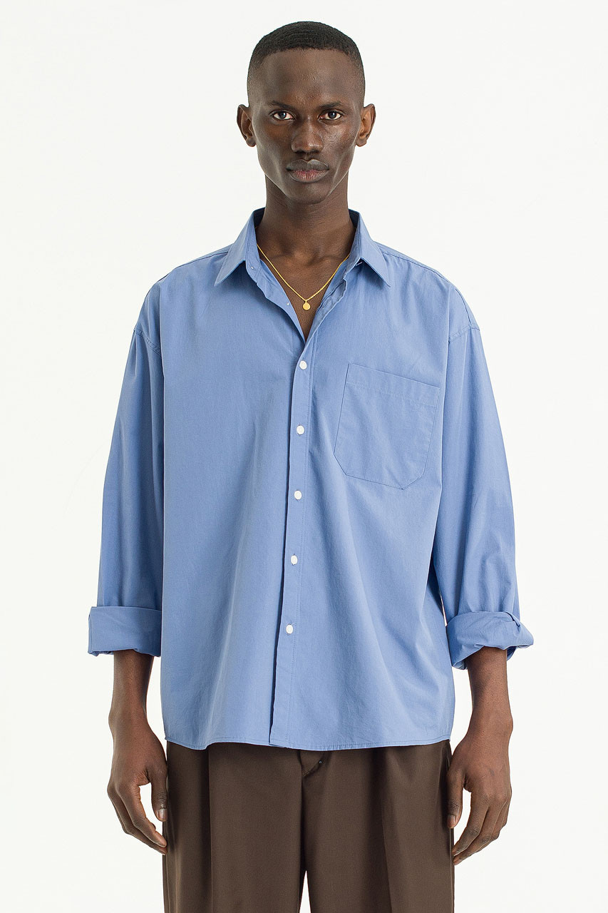 Menswear | Washed Cotton Shirt, Sora