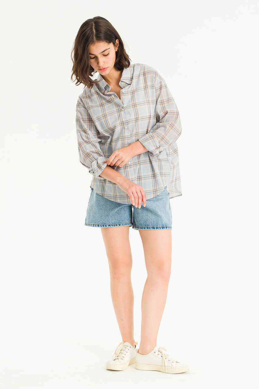 Muffin Check Shirt, Blue
