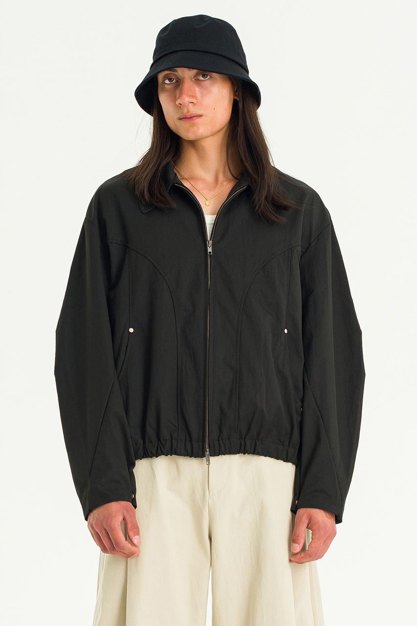 ENFOLD 2024SS ASYMMETRY-JAKET ネイビー　38 ENFOLD 2024SS ASYMMETRY-JAKET ネイビー 38