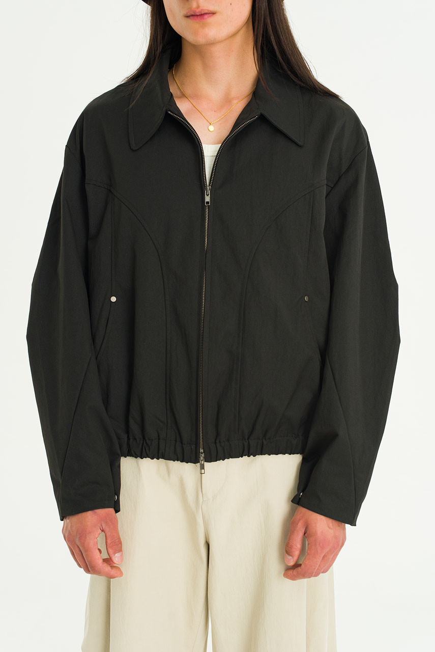 VEQUM CURVE ARM SHORT JACKET ブラック　黒　ショート Curve Down Jacket – VERSEAS