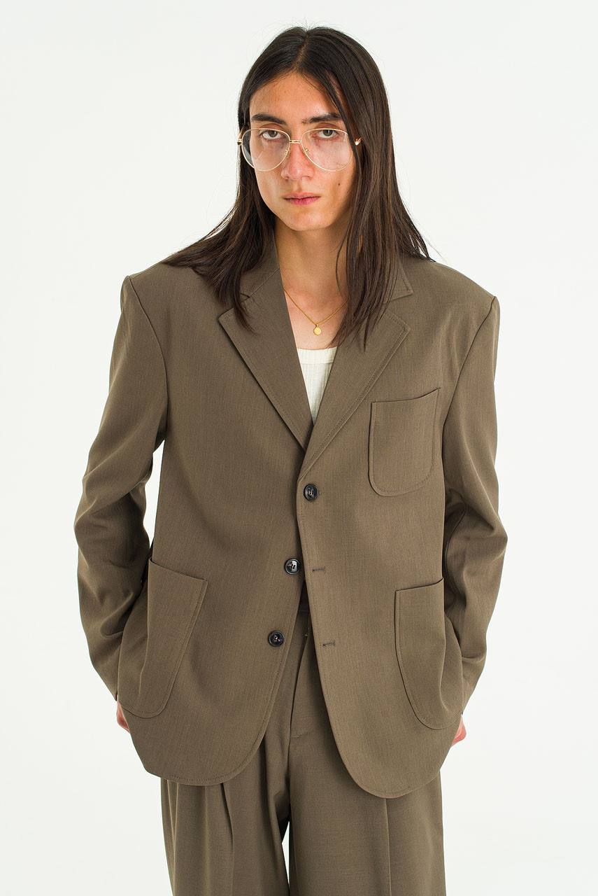 Menswear | Monaco Blazer, Dark Mocha