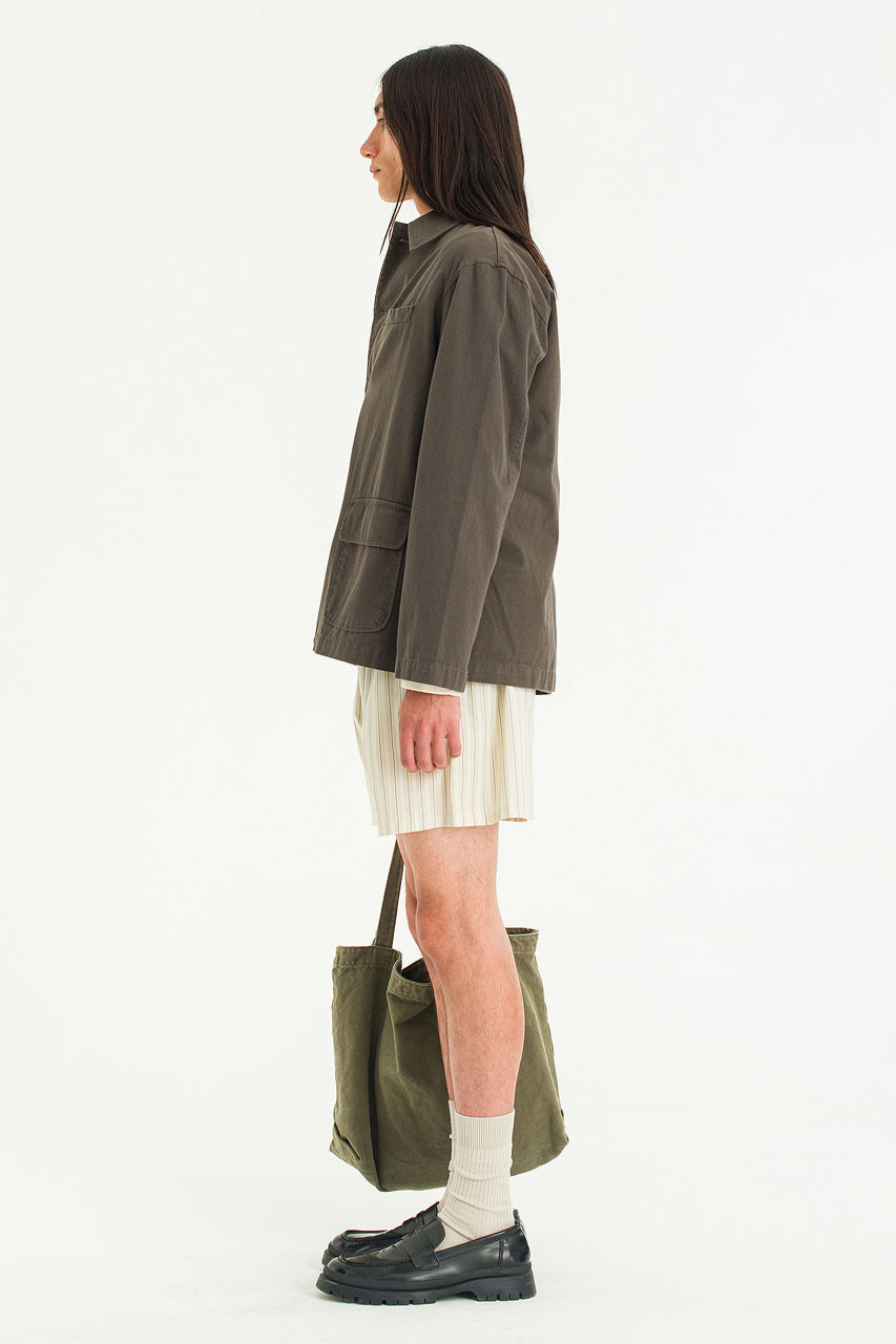 Menswear | Oversized Workwear Jacket, Khaki