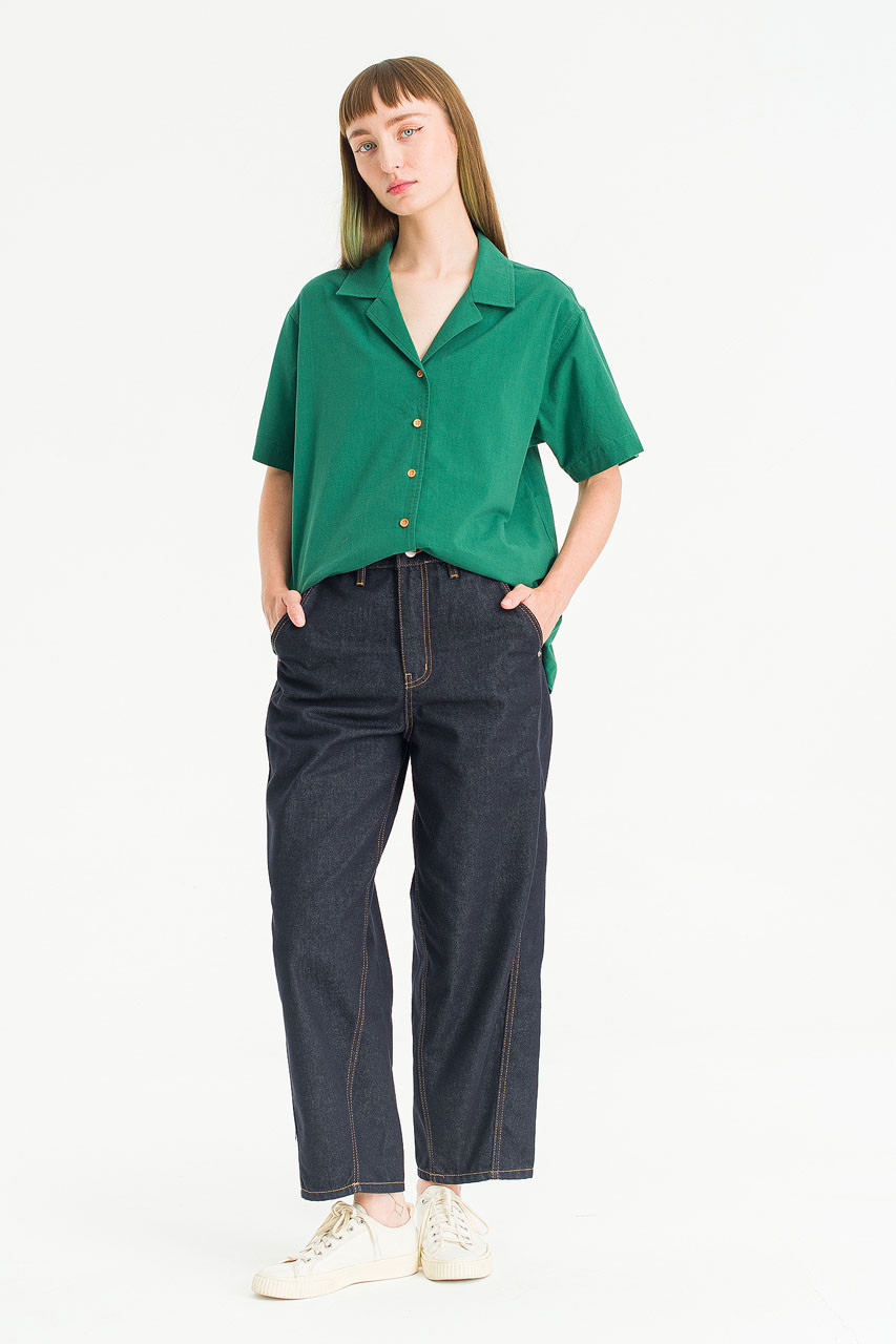 【ULLALA】Edel Short Sleeve Women's Fair Green Women's Fair Sleeve 【ULLALA】Edel Short Green