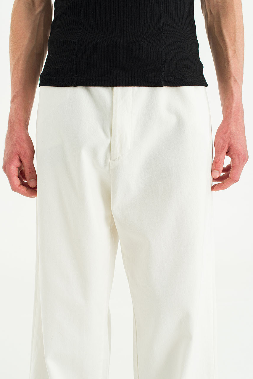 Menswear | Tab Pants, White