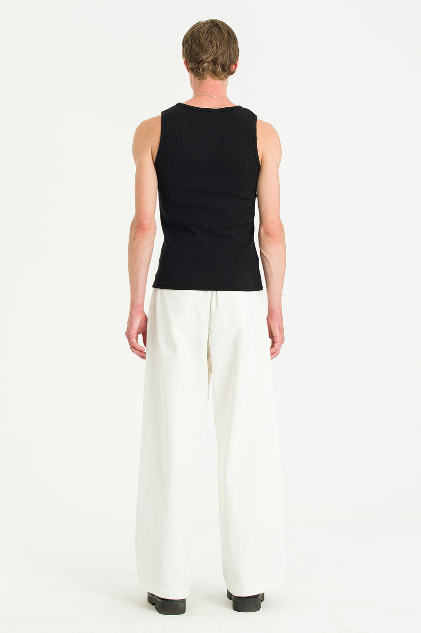 Menswear | Tab Pants, White