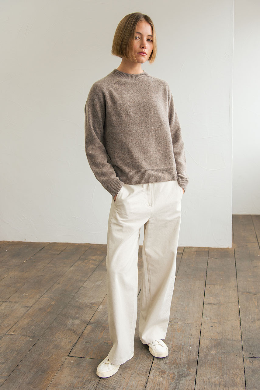 Super fine Seamless Jumper, Warm Mocha