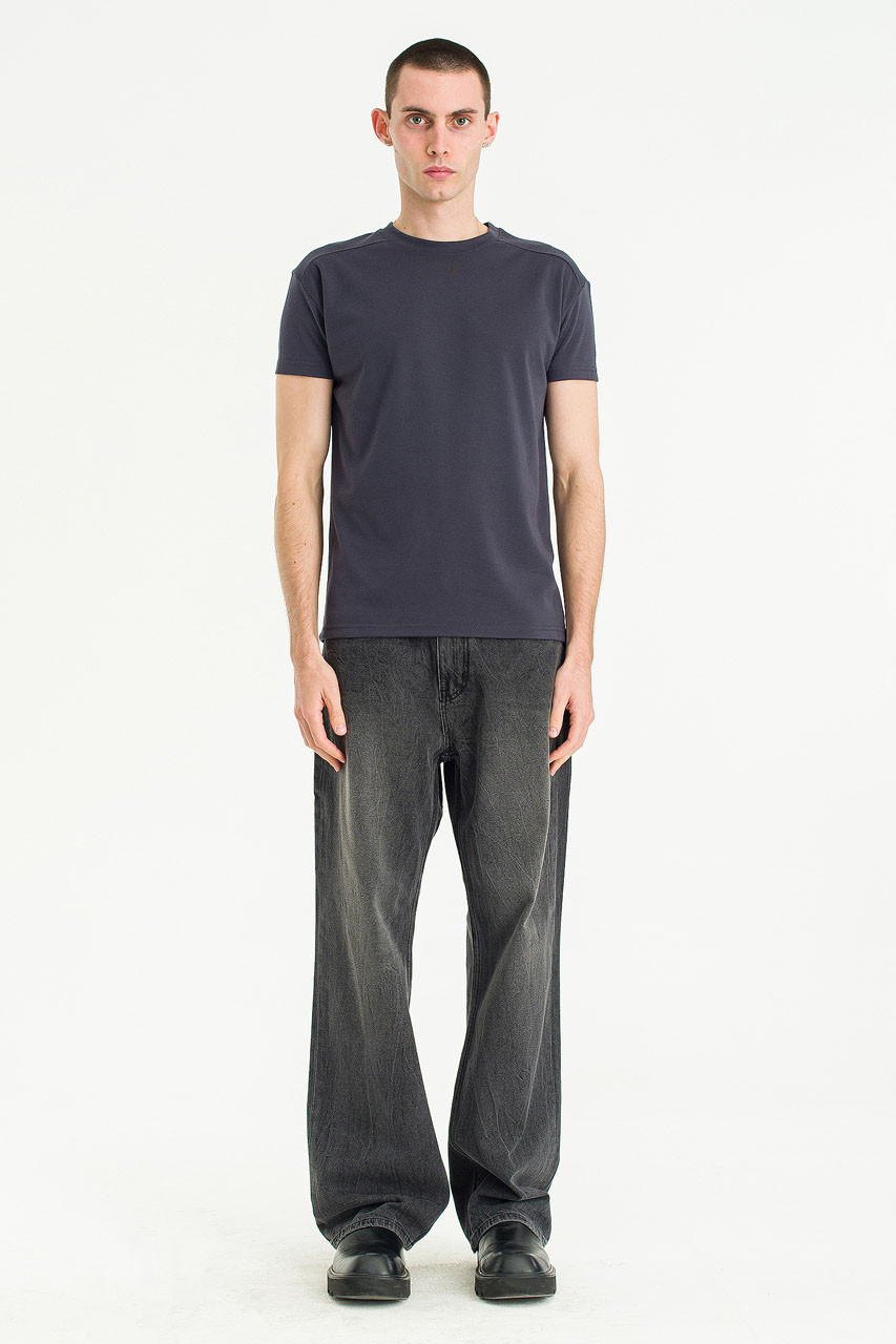Menswear | Stretch Tee, Charcoal